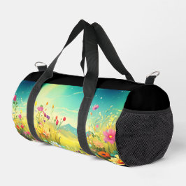 Gym & Duffel Bag com prado colorido