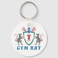 Gym Rat Blazon Chaveiro