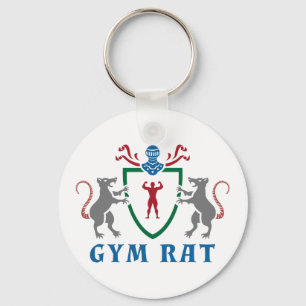 Gym Rat Blazon Chaveiro