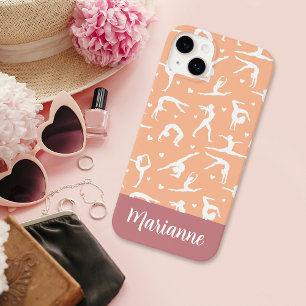 Gymnastic Peach Custom Name Girlie