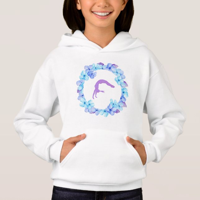 Gymnastics pullover hoodie/dois lados. (Frente)