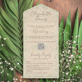 Gypsophila Watercolor Floral Rustic & Boho Wedding