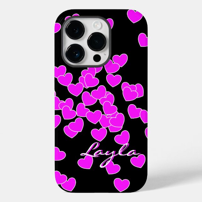 "Gypsy Girl" - Nome Modelo, Rosa Piscante A Preto (Verso)