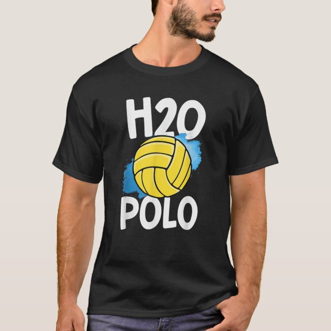 H2O Polo Água Polo Bola Engraçada do Jogador de En (Frente)