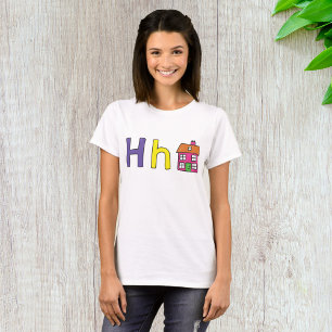 H É Para Camiseta De Mulheres De Casa