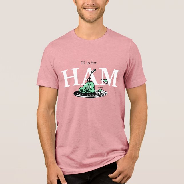 "H é para HAM" | Design de Alfabeto (Frente)