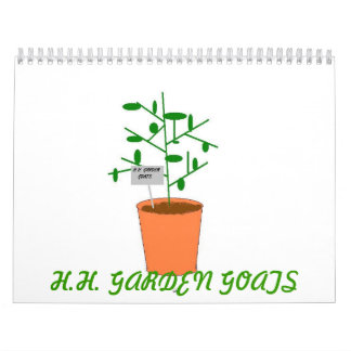 H.H. Calendário das cabras 2010 do jardim