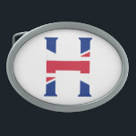 H Monograma sobreposto no bcnt bandeira do Jack da<br><div class="desc">H Monograma sobreposto no Union Jack Flag Belt Buckle Design © Trinkets e coisas 2017 - AHP Design. Todos os Direitos Reservados. 030417</div>