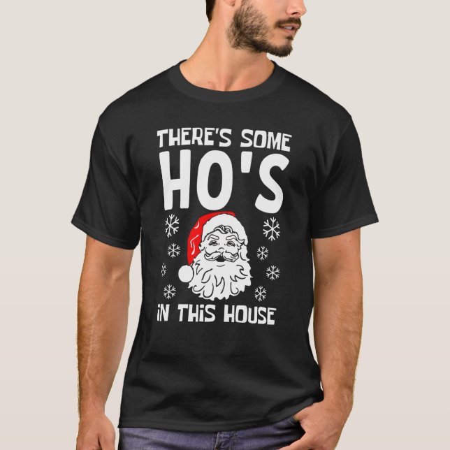 Há algumas pessoas na camiseta de Natal (Frente)