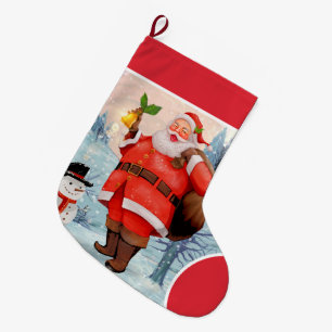Ha Ha Feliz Natal Meia de Natal Grande