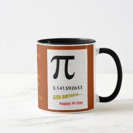 Há Pi dia um 14 de março feliz, caneca