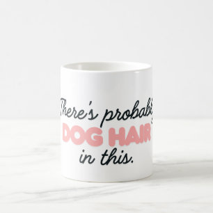 Há provavelmente cabelo nesta caneca de café
