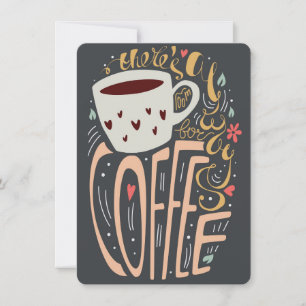 Há sempre espaço para a tipografia do café