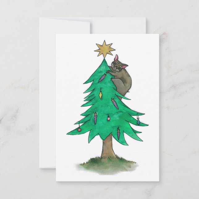 Há um Possum na árvore de Natal (Frente)