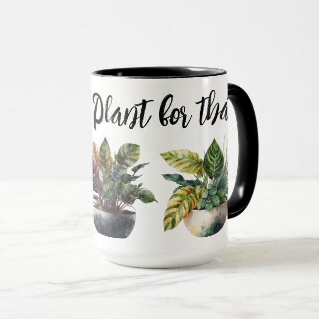 Há uma planta para aquela caneca (Frente Esquerda)