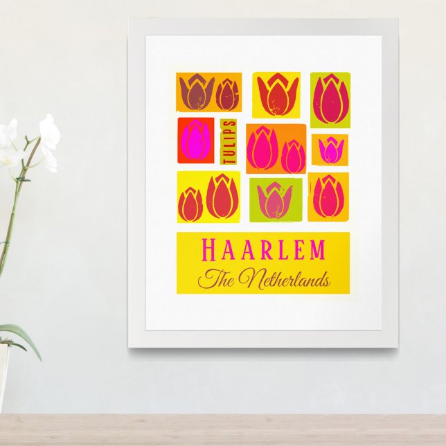 Haarlem Tulips Países Baixos Holland Poster (Criador carregado)