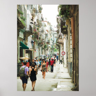Habana Vieja 20" x 28" poster (lustroso)