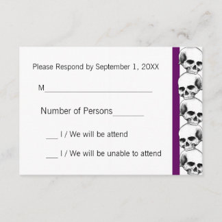 Habilidades com placa RSVP Stripe(Purple)