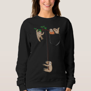 Habitat Feliz da Família Sloth de Camisas T em Poc
