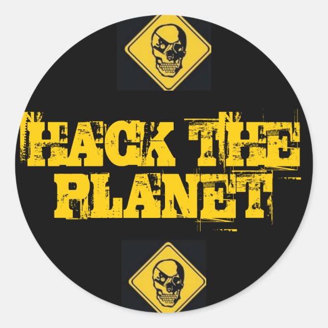 Hackeie Os Adesivos Do Planeta (Frente)