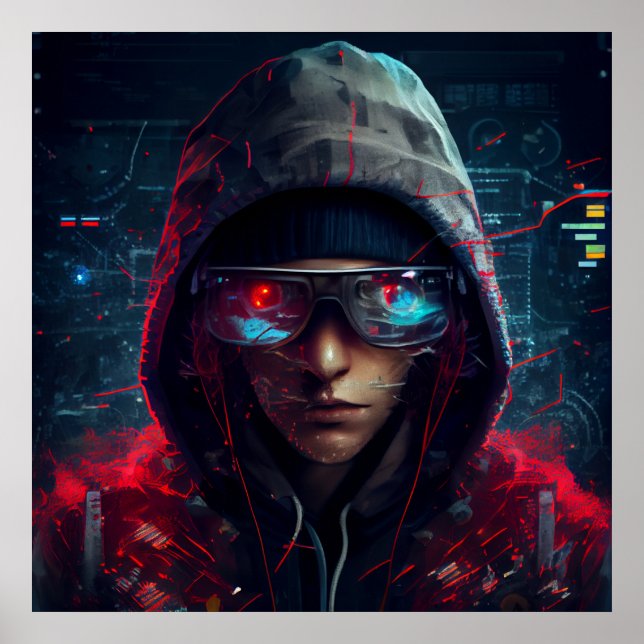 hacker poster (Frente)