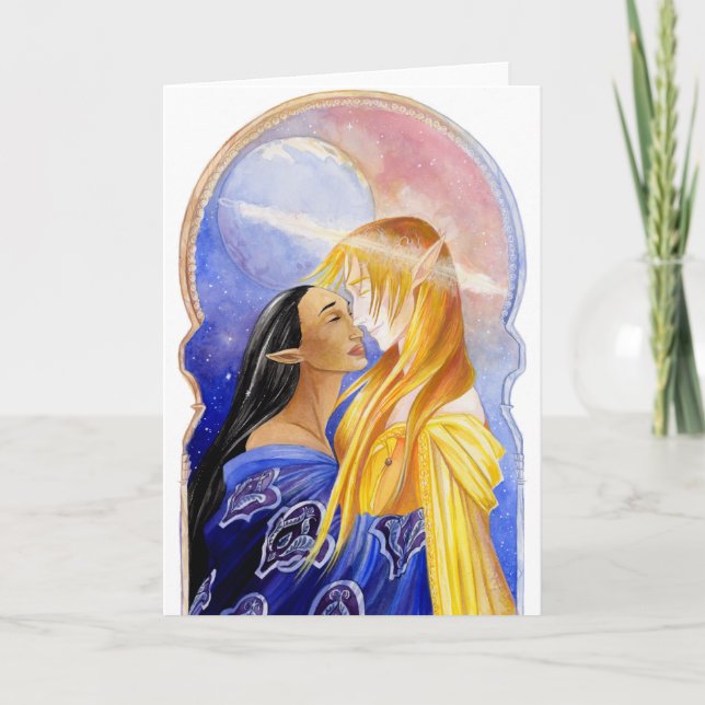 Hadara e o cartão do rei Anular de Sun (Frente)