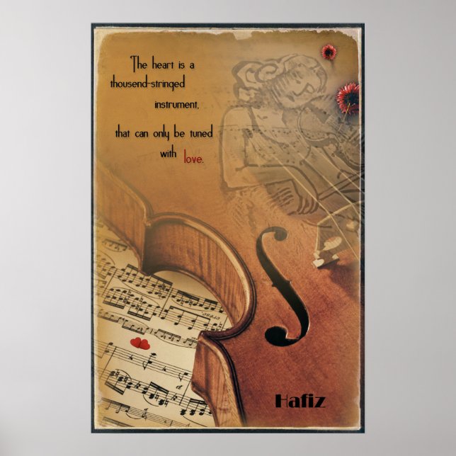 Hafiz de poster - instrumento de fio de mil (Frente)
