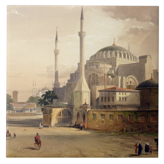 Haghia Sophia, placa 17: ideia exterior do mosq (Frente)