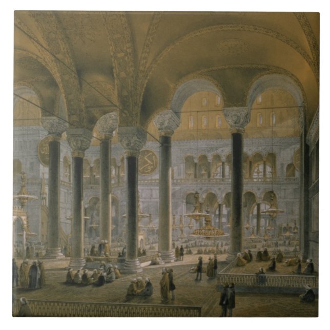 Haghia Sophia, placa 6: o nave norte, b gravado (Frente)