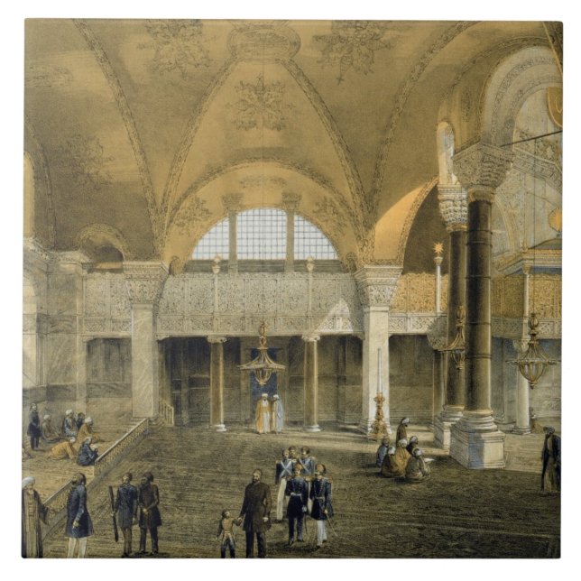 Haghia Sophia, placa 9: a galeria imperial nova, (Frente)
