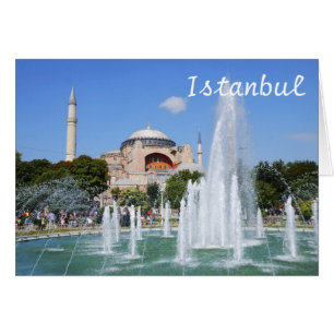 Hagia Sophia, Istambul - Cartão de Saudação