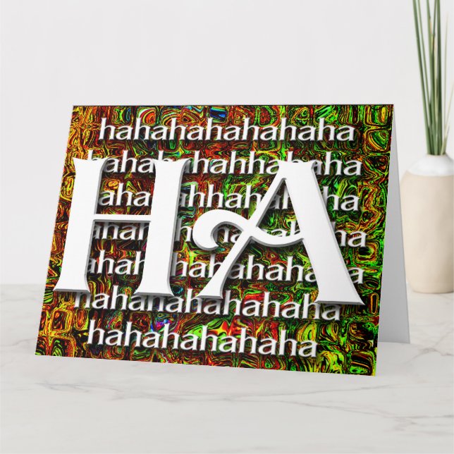 HAHAHA - Cartão vazio (Frente)