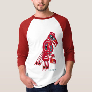 HAIDA EAGLE Coleção Nativa Americana de Camisas de
