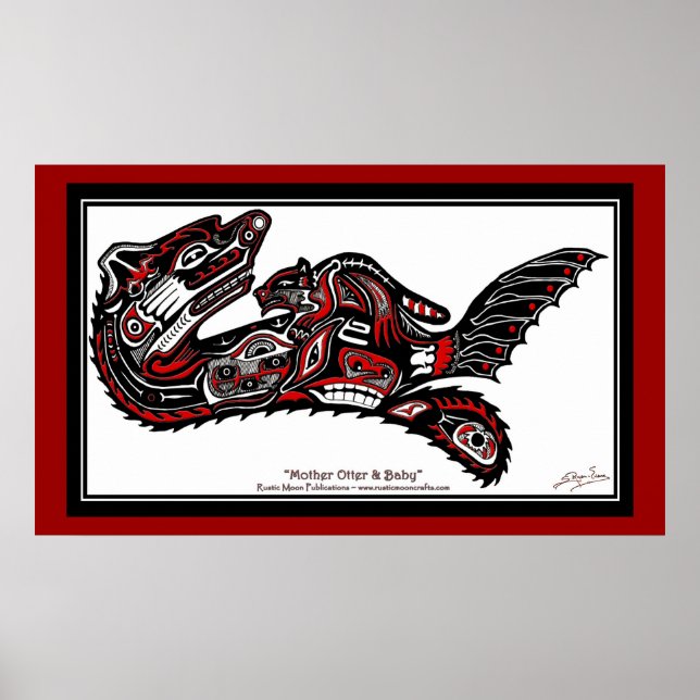 "HAIDA SPIRIT" Outra versão maior Art Impressão (Frente)