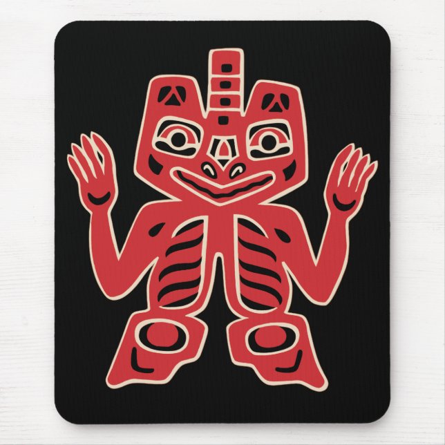 Haida Totem Design Mousepad (Frente)