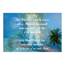 HAIL MARY REZA BONITA POSTER