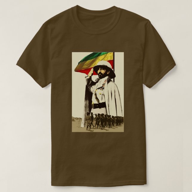 Haile mim camisa de Selassie T (Frente do Design)