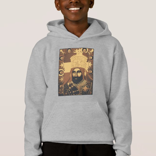 Haile Selassie Jah Rastafari Modern Art Rasta (Frente)