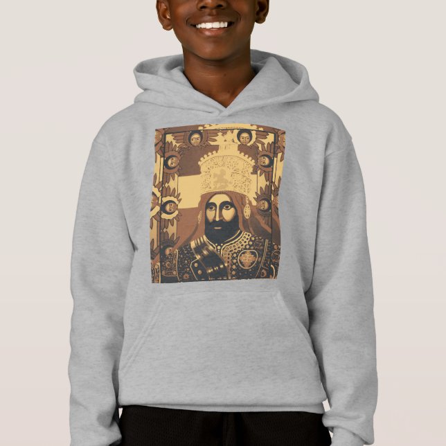 Haile Selassie Jah Rastafari Modern Art Rasta (Frente)