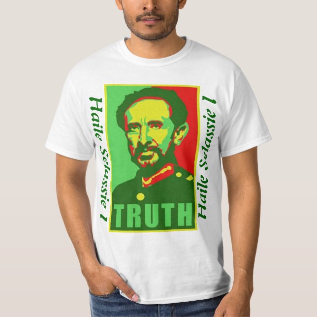 Haile Selassie mim camisa da verdade (Frente)