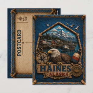 Haines Alasca Cartão Postal Viagem Vintage