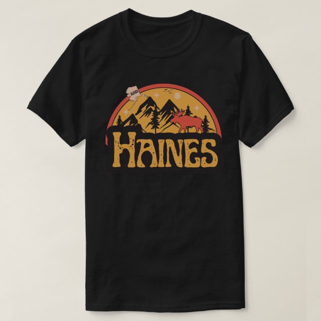 Haines, camiseta do Alasca (Frente do Design)