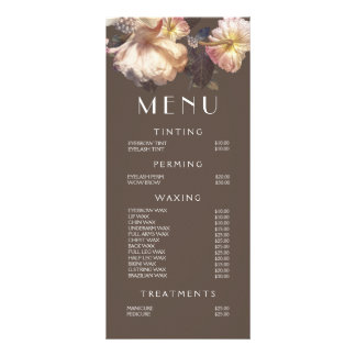Hair Nail Salon Beauticitic Menu Floral Price List