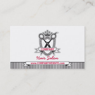 Hair Salon Professional Modern Cartão de visita