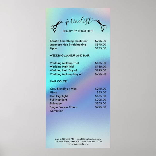 Hair Stylist - Poster (Frente)
