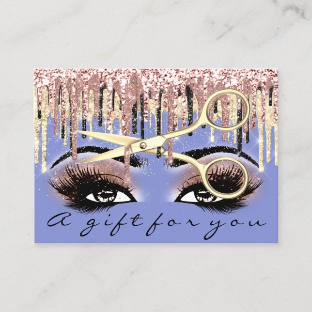 Hairdresser de Certificado de Oferta Rosa Azul Maq (Frente)