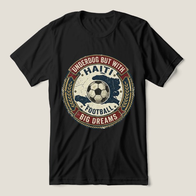 Haiti Soccer Jersey World Cup 2026 Underdog  (Design frontal)