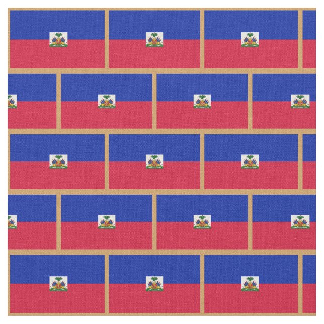 Haiti, Tecido de bandeira haitiana/moda de tendênc (Detalhe)