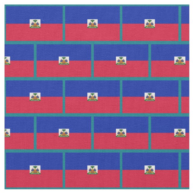 Haiti, Tecido de bandeira haitiana/moda de tendênc (Detalhe)