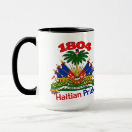 **Haitian Vibes | Brasão de Armas 1804 Caneca Tom